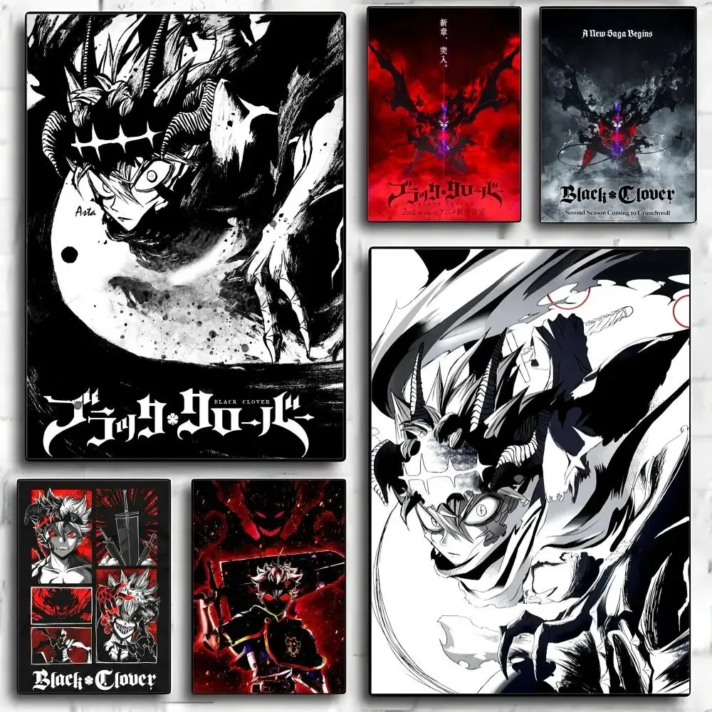 Pintura por Números DIY, Anime Black Hot Clover, para Adultos, Pintura a Mano, Dibujo por Números, Arte para Colorear, Decoración de Pared para Sala de Estar