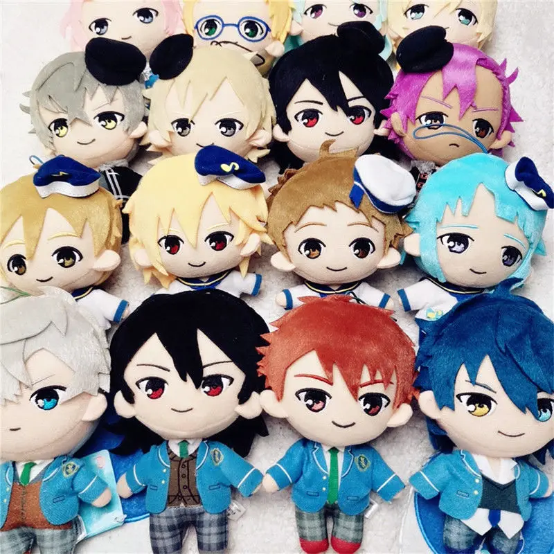 15cm Ensemble Stars Lalka Sakuma Ritsu Sena Izumi Mika Kagehira Wypchane Breloki Lalki Kawaii Sakuma Pluszowa Zabawka Prezent dla Dzieci na Boże Narodzenie