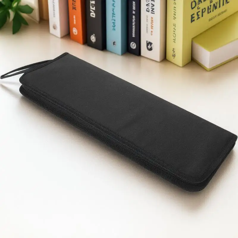 

1pc Artist Paint Holder Canvas Pouch Paint Brush Storage Roll Up Durable Natural Canvas Brush Organizer For Oil Acrylic