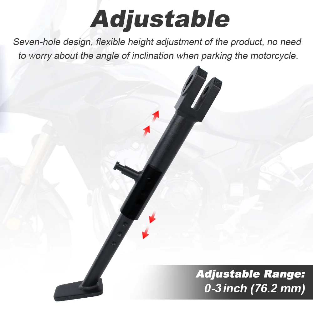 

For Honda CB500X CBR500R CB500F CBR400R CB500 HORNET NX500 Motorcycles Side Stand Adjustable Kickstand Side Support Holder Stand