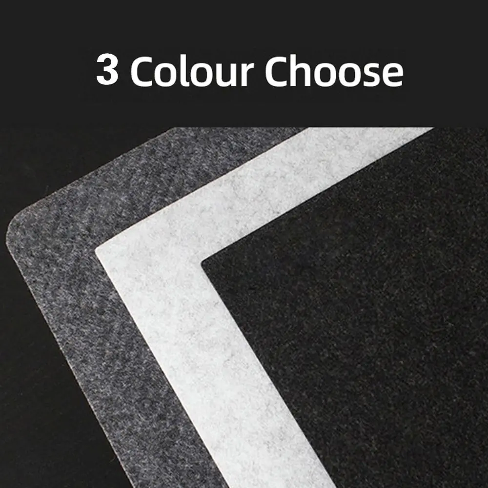 Gaming Accessories Wool Felt Mouse Pad Large Size Writing Mat Laptop Table Mat Non-slip Home Office Computer Desk Protector
