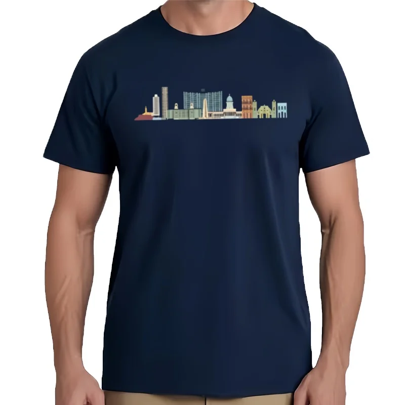 New Cuba Skyline Havana Cool Souvenir Unisex T-Shirt Funny Tee S-5XL - view 5