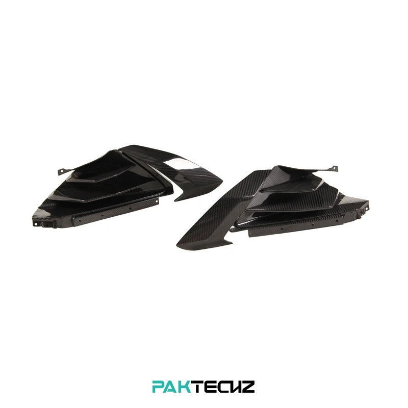 

Накладки на боковые юбки и вентиляционные отверстия из сухого карбона Paktechz для Lamborghini Huracan EVO