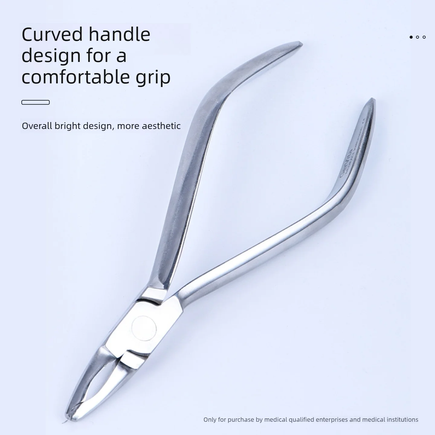 Dental Neck Reducing Pliers Crimping Pliers for Primary Crown Trimming Temporary Crown Edge Finishing Tool