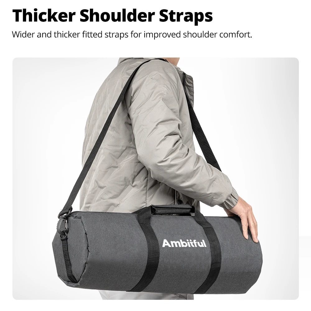 AMBITFUL TB PRO 50/60/70//80/90/100/110/120/130/140cm  Padded Camera Monopod Tripod Carrying Bag Case Portable Shoulder Straps
