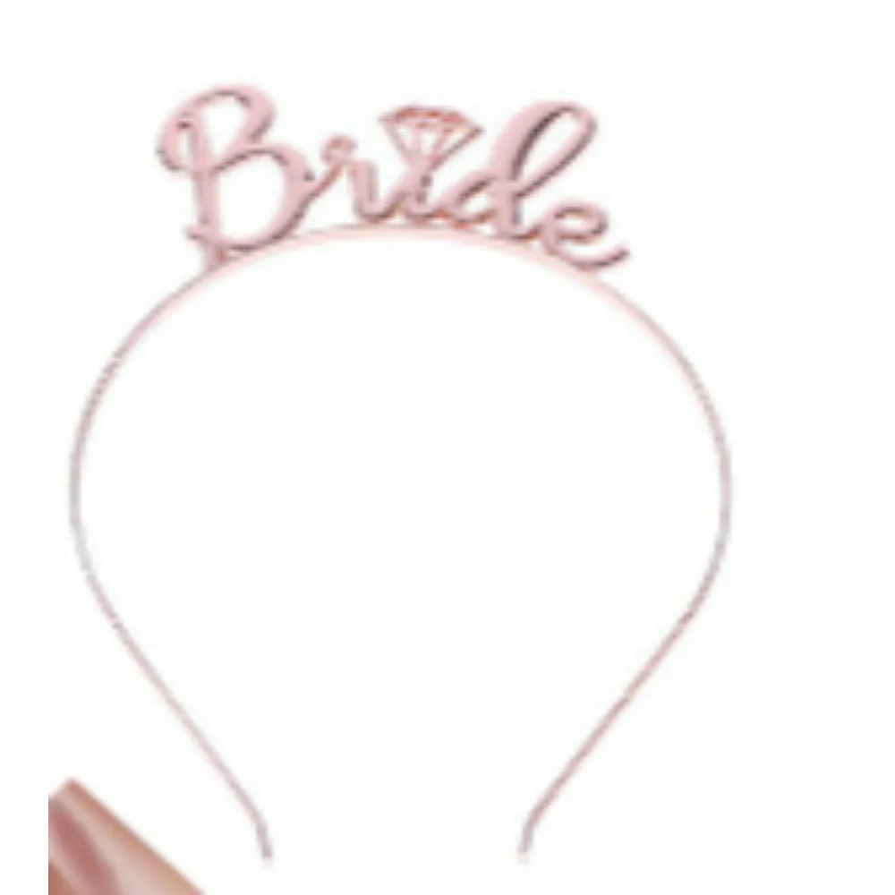 金色のストラップが付いたシャンパンの王冠,白いカーテンになるための金色のバラの花嫁,ブライダルアクセサリー