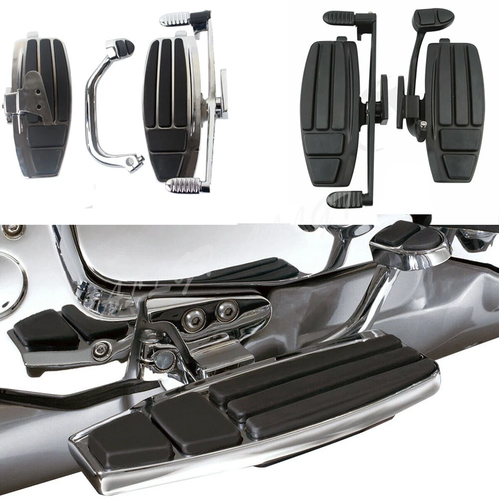 Driver Floorboard Footboard Kit Aluminum  Fit For Honda Goldwing GL1800 2001-2008 2009 2010 2011 2012 2013 2014 2015 2016 2017