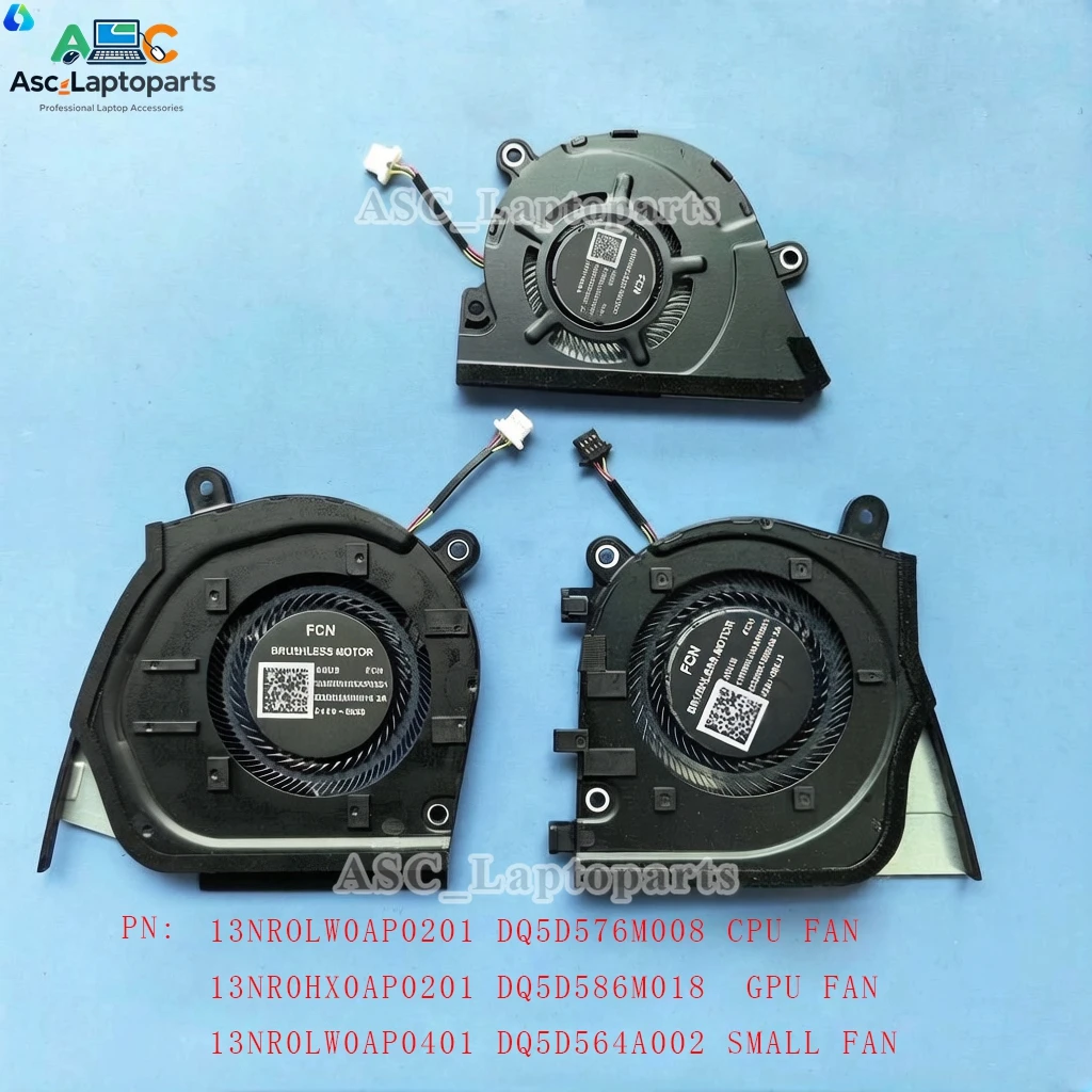 

New For ASUS ROG Zephyrus 14 GA403 GA403W GA403WP GA403WP2025 CPU & GPU Cooling FAN 13NROLW0AP0201 13NR0HX0AP0201 13NR0LW0AP0401