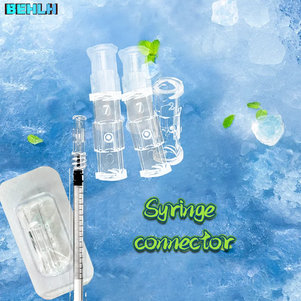 Leak Proof Luer-lock Connector Medical Sterile Disposable Luer Thread Connector Pp Material Transparent Syringe Double-Way