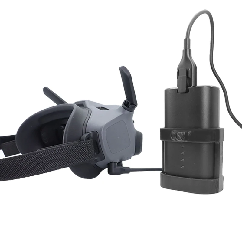 Untuk DJI kacamata 2 kacamata baterai celana sabuk memperbaiki kotak saku tepi saku antiselip gesper pembuangan panas yang baik untuk DJI AVATA