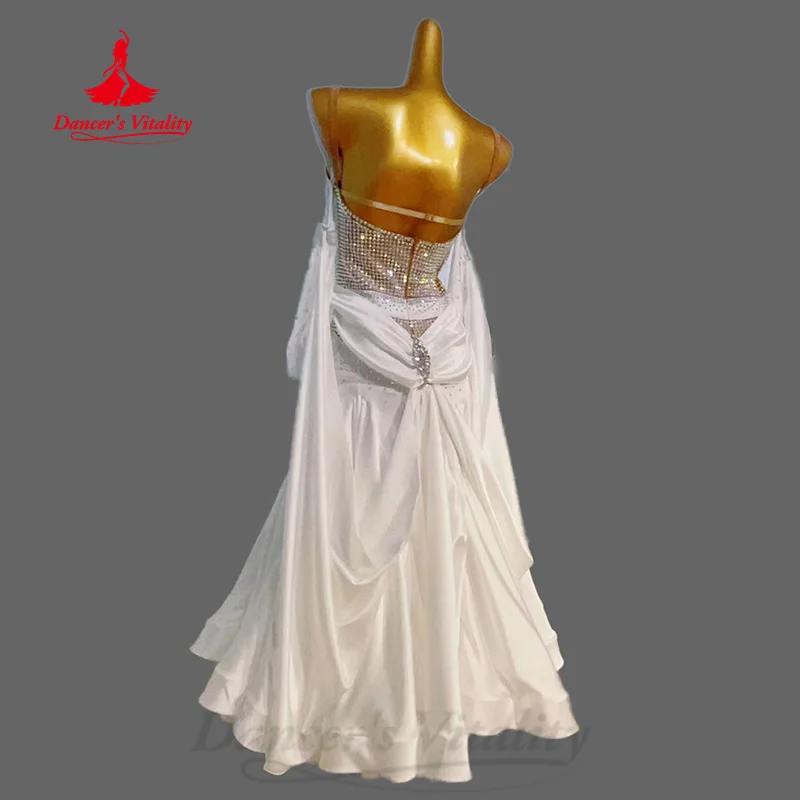 Ballroom Dance Performance Dresses for Women's High End Customized Premium Elegant Fishtail Dress Waltz Modern Dancing Clothing