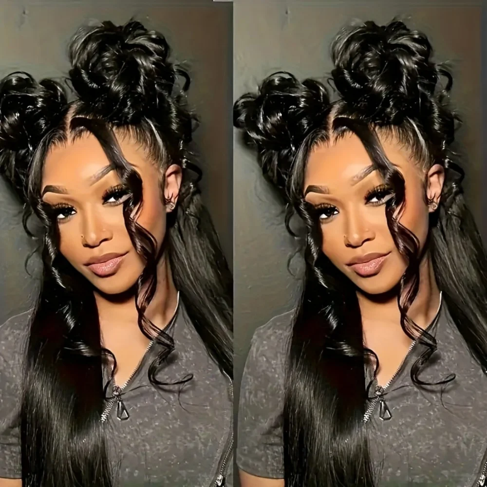 300% الكثافة 360 الدانتيل الجبهة الباروكات مع الرباط غير مرئية شعر طبيعي مفرود باروكة شعر برازيلي HD الدانتيل الباروكات الأمامية للنساء #4