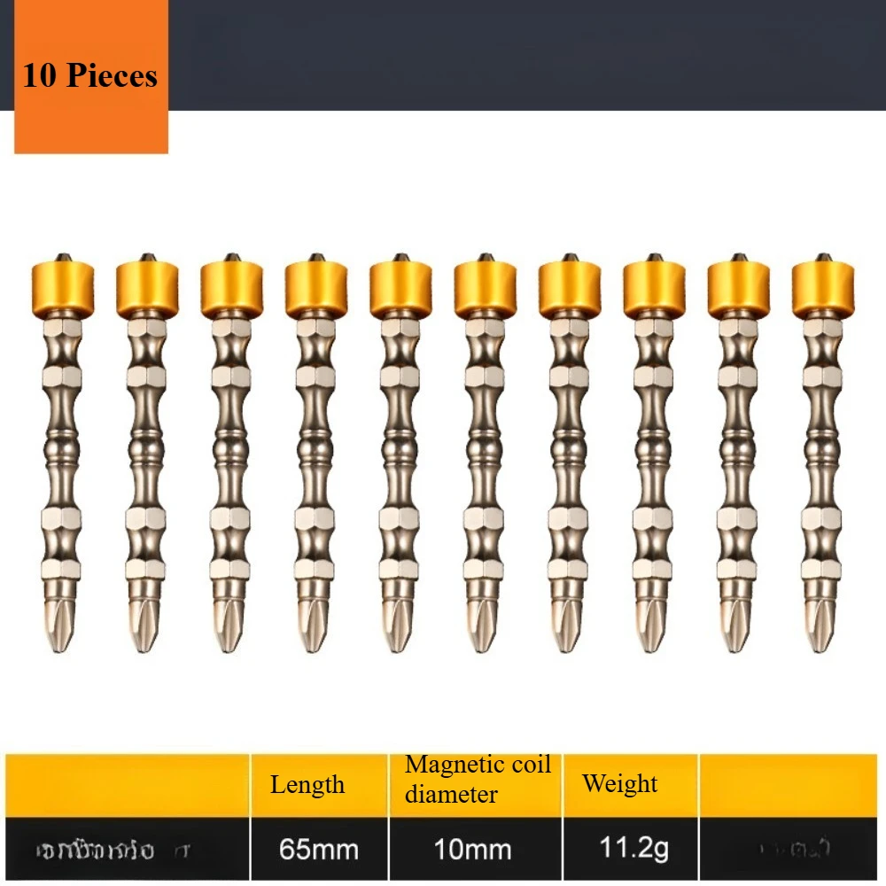 High Precision Electric Screwdriver Head Hardness Screwdriver Bit Set Cross Screwdriver head Strong Magnetic Alloy Steel
