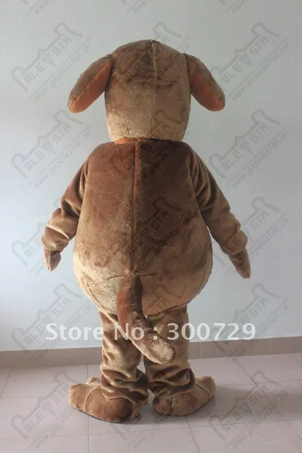 Neue Erwachsene Charakter qualität weiches fell wags die hund Maskottchen Kostüm Halloween Weihnachten Kleid Volle Körper Requisiten Outfit Maskottchen Kostüm