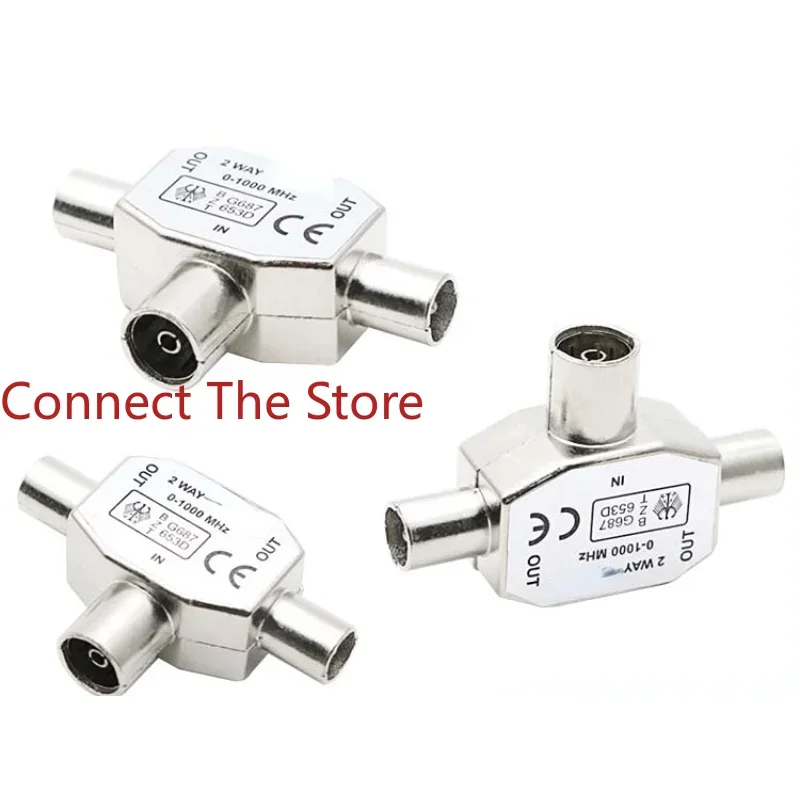 3PCS TV Distributor 2WAY SPLITTER 5-2025MHZ Cable   From One Bus To Two Buses