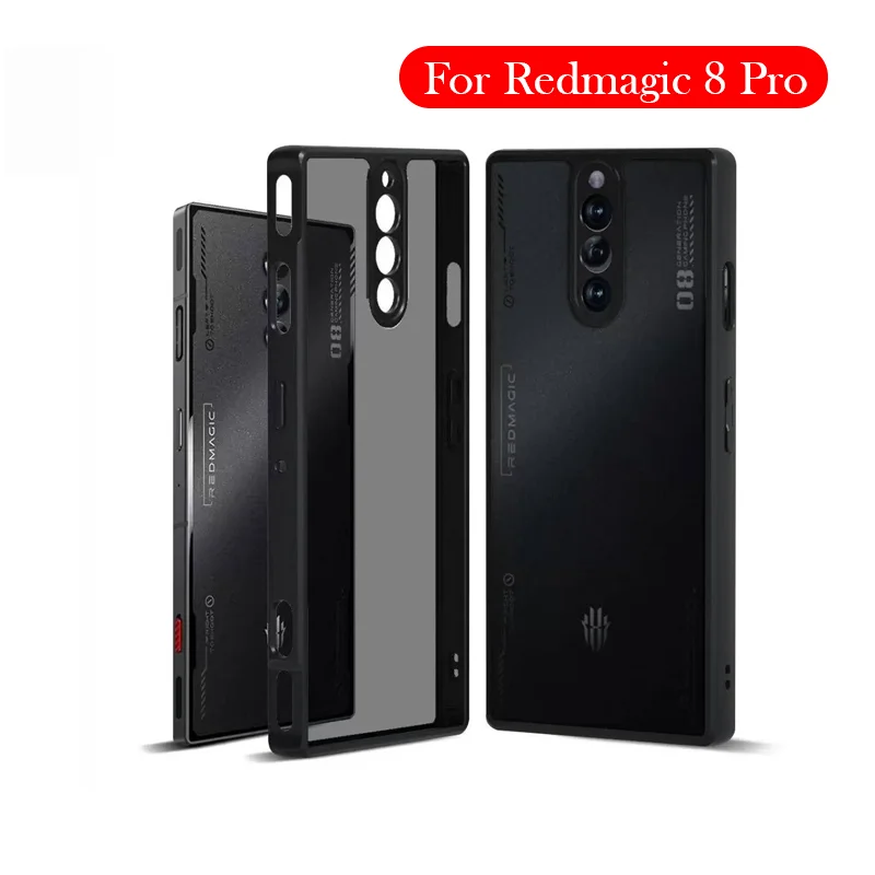 

Матовый чехол для ZTE Redmagic 8 8S Pro Plus, задняя крышка с подушкой безопасности для Redmagic 8 8s Pro +