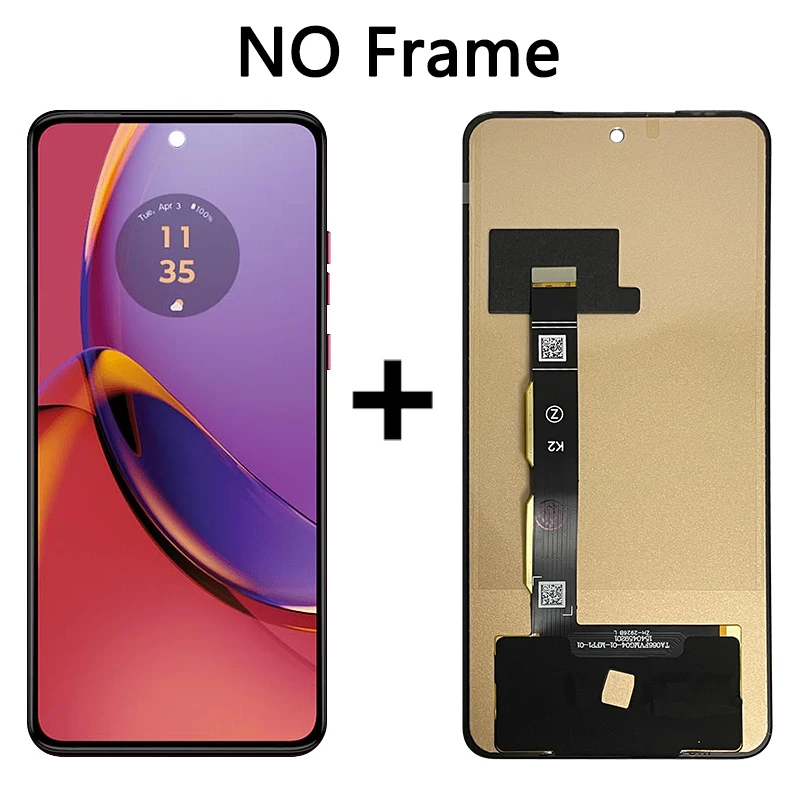 100% Test Tft Scherm Voor Motorola Moto G84 Lcd-Scherm Met Touch Screen Digitizer Voor Moto G84 Xt2347 XT2347-1 XT2347-2 Lcd