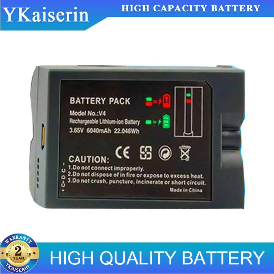 

Reliable Power Supply Doorbell Monitoring Battery Long-Lasting For Ring Video 2 3 3Plus J743 V4 6040Mah