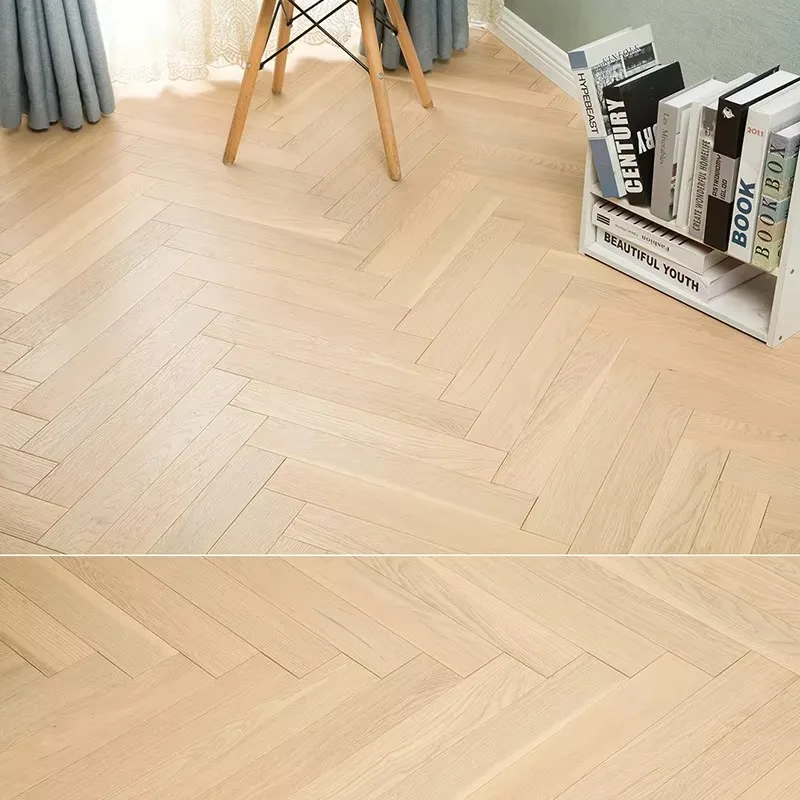 Customized size Luxury Modern French Design Herringbone Parquet Luxury Mix Multi-Layer Composite PVC Flooring Easy Click for Hou