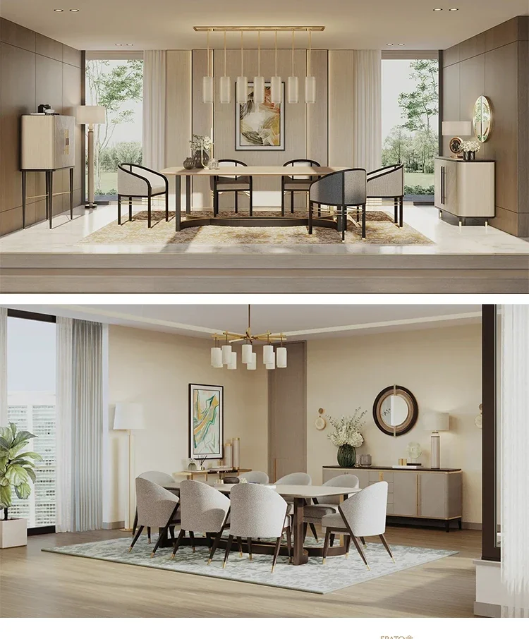 Postmodern neoclassical lacquer rhomboid carving Fendi large floor restaurant side cabinet