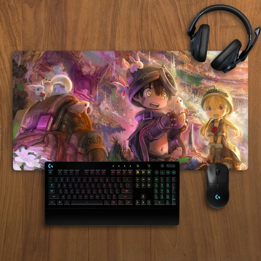 Bilibili hergestellt in Abgrund Mouse pad rutsch feste Locke dge Office Student Gaming verdickt große Schreib block Kissen