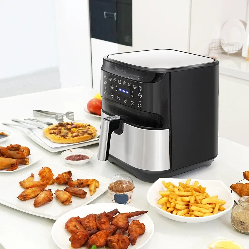 No oil air fryer 1700W 5.5L large capacity Multi-function Tens of online recipes & customize recipes new digital healthy cooker