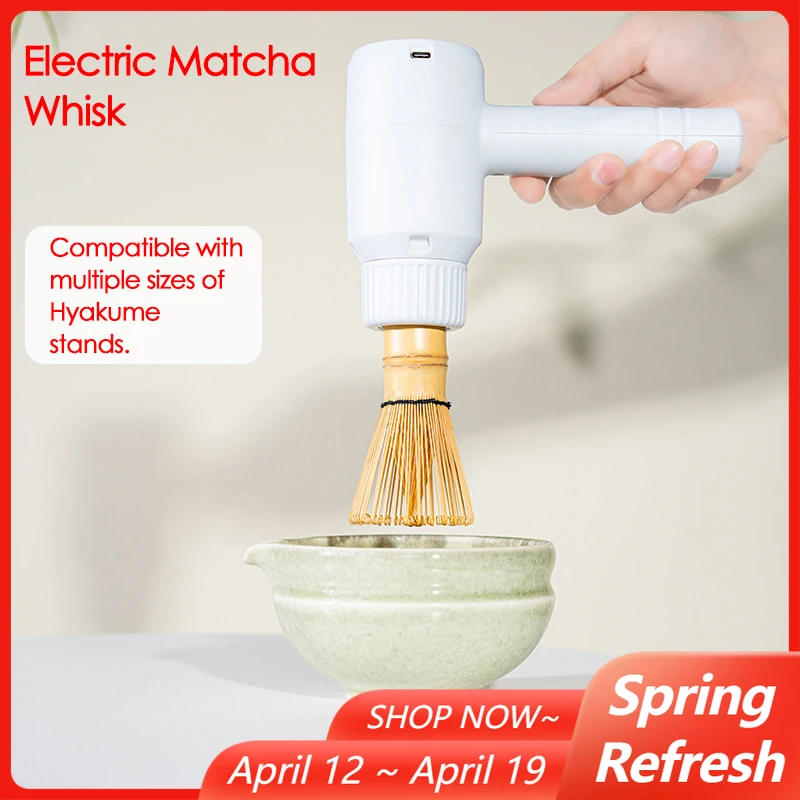 Quickly Whisking Electric Matcha Device One Button Start Whisking Tool for Matcha Blender Beverage Shop DIY Tea-Making Tools