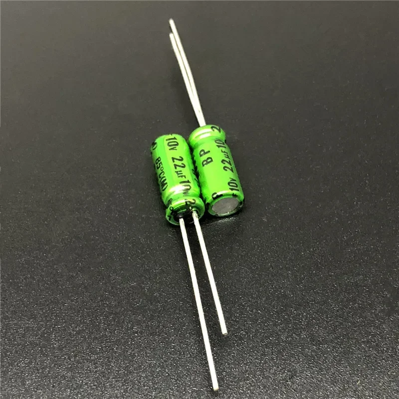 10Pcs/100Pcs 22uF 10V NICHICON Muse BP 5x11mm 10V22uF Top Grade Bipolar Audio Capacitor copper pins HiFi DIY