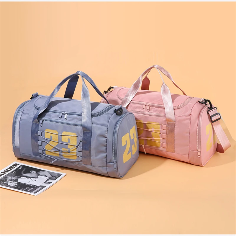 Gym Bag for Women Fashion Sports Fitness Travel Duffle Shoe Pocket Luggage Duffel Tote Handbags Weekend Yoga Training Bag Men
