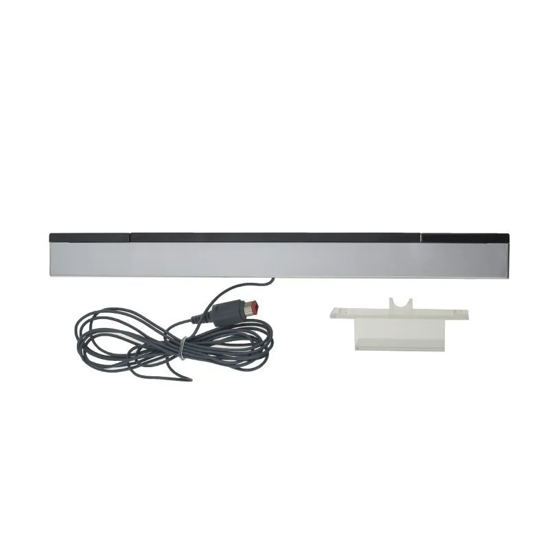 Przewodowy czujnik promieniowania podczerwieni Bar kompatybilny Nintendo Wii odbiornik sygnału podczerwieni czujnik fali Bar bezprzewodowy pilot konsola do gier