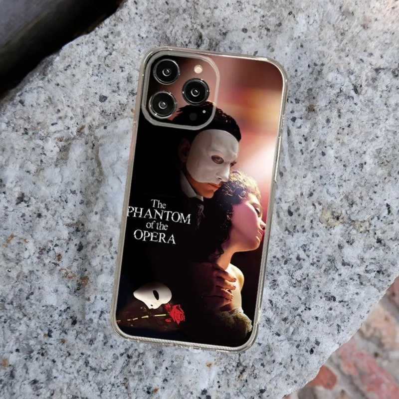 The Phantom Of The Opera Phone Case For Iphone 15 14 13 12 Pro Mini 11 Max Xr X Xs 8 Plus 7 Transparent Silicone