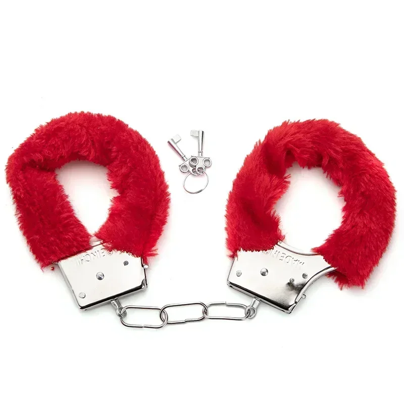 Accesorios eróticos de Juguetes Sexuales para adultos, esposas de Bondage BDSM, esposas para restricciones, fetiche, juegos para parejas, regalo, 2 piezas