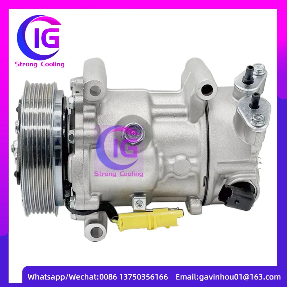

AC Compressor For Peugeot 207 208 307 308 508 Partner SD6C12 6487 34 6487 09 9800839580 9678656080 9671216280 9651910980