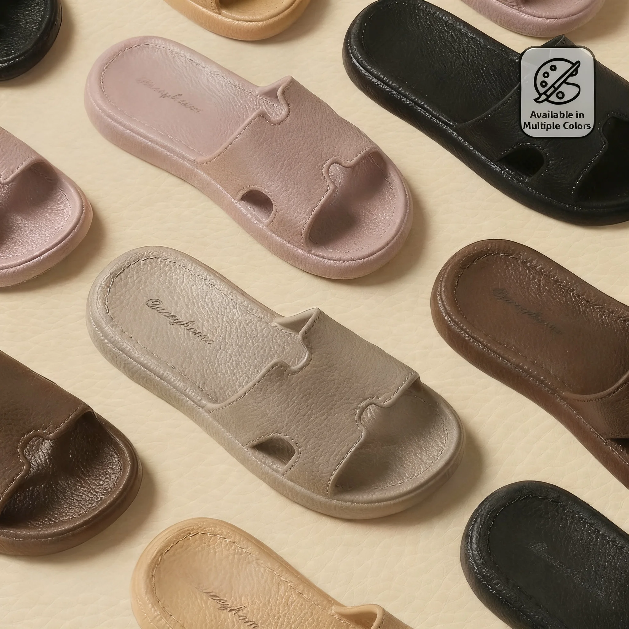 Women EVA Slippers Non Slip Bathroom Shower Home Indoor Outdoor Slides Lightweight Thick Sole Comfortable Summer Beach Sandals view 5
