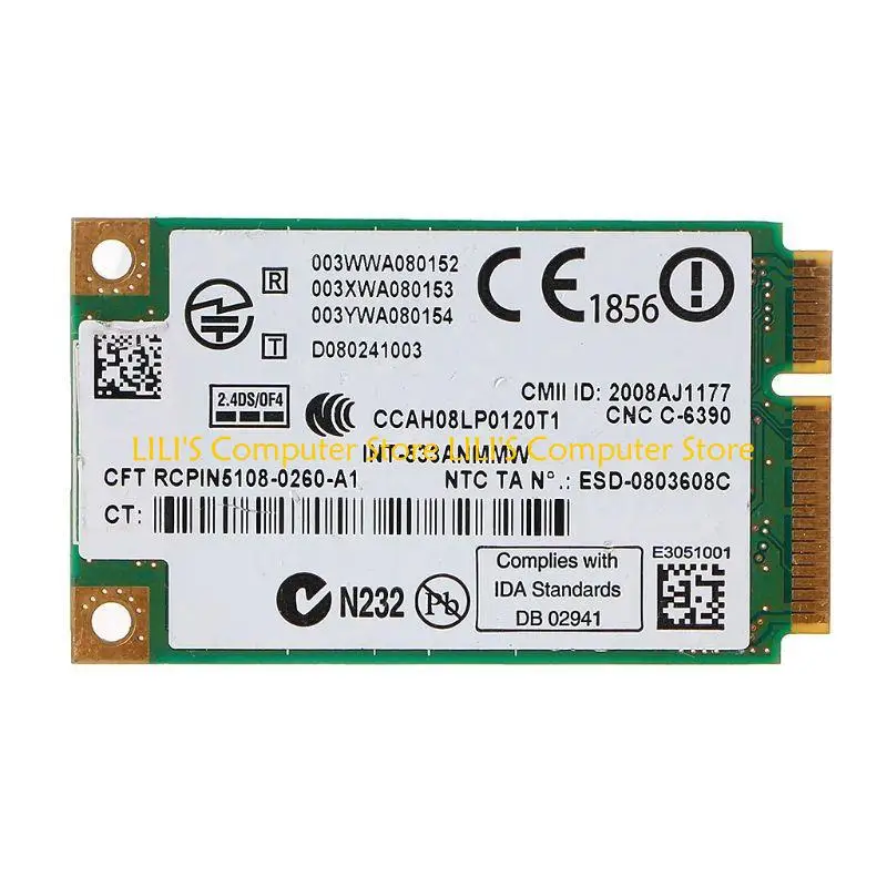 

A52B Mini PCI-E Wlan Card ForIntel WIFI Link AGN Dual Band 450Mbps Wireless Card