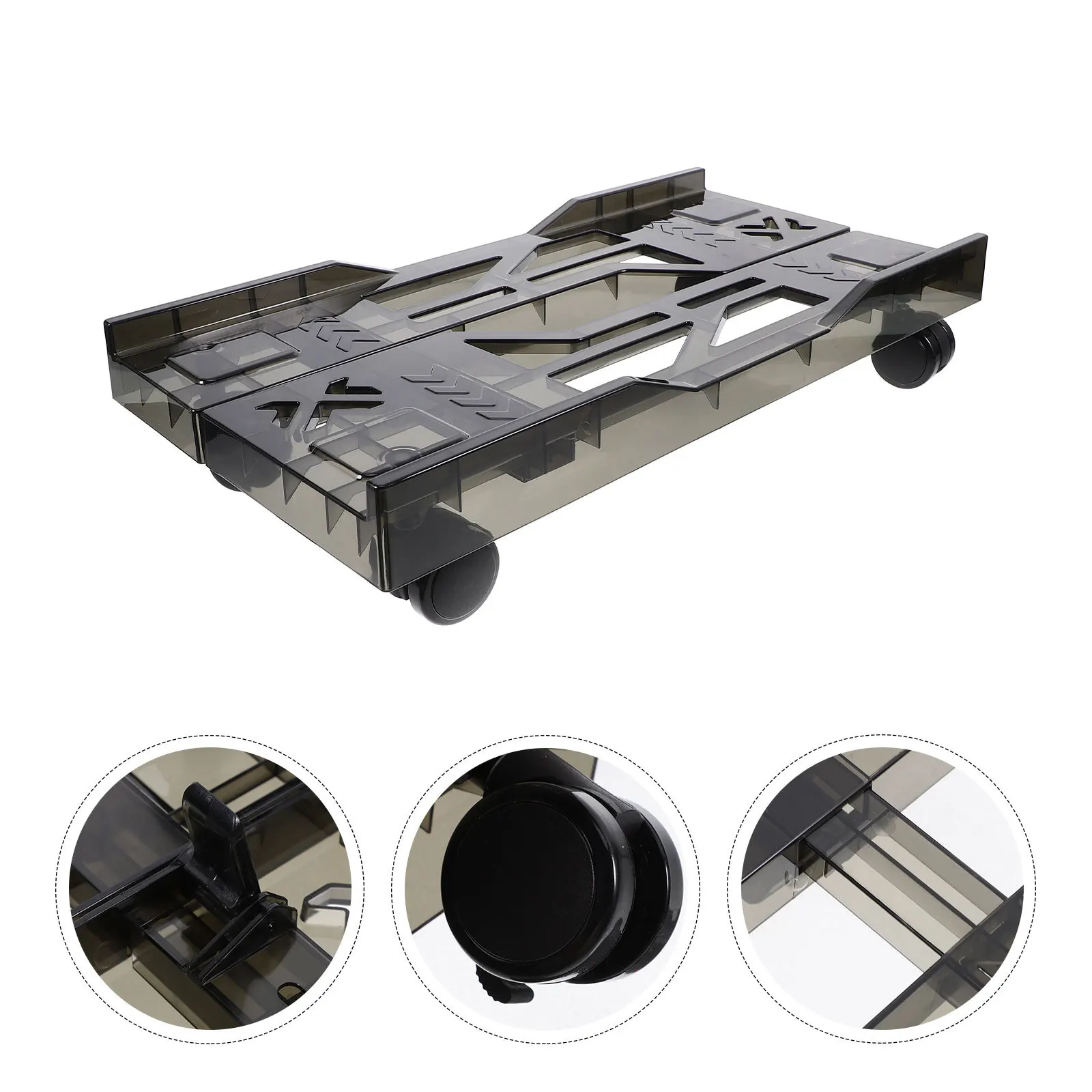 

Adjustable Pc Tower Stand with 4 Rolling 360 Degree Wheels Mobile CPU Stand Floor Riser Under Desk Computer Holder Cooling