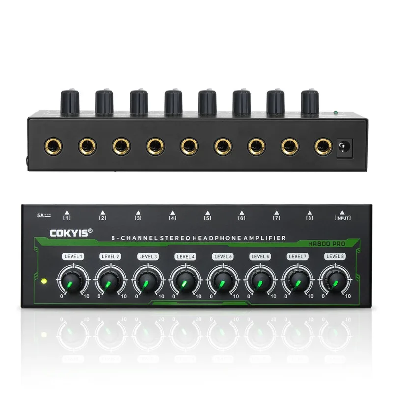 

Модернизированный усилитель для наушников HIFI для студийного вещания, небольшой восьмиполосный усилитель для наушников с усиленным RGB-сигналом
