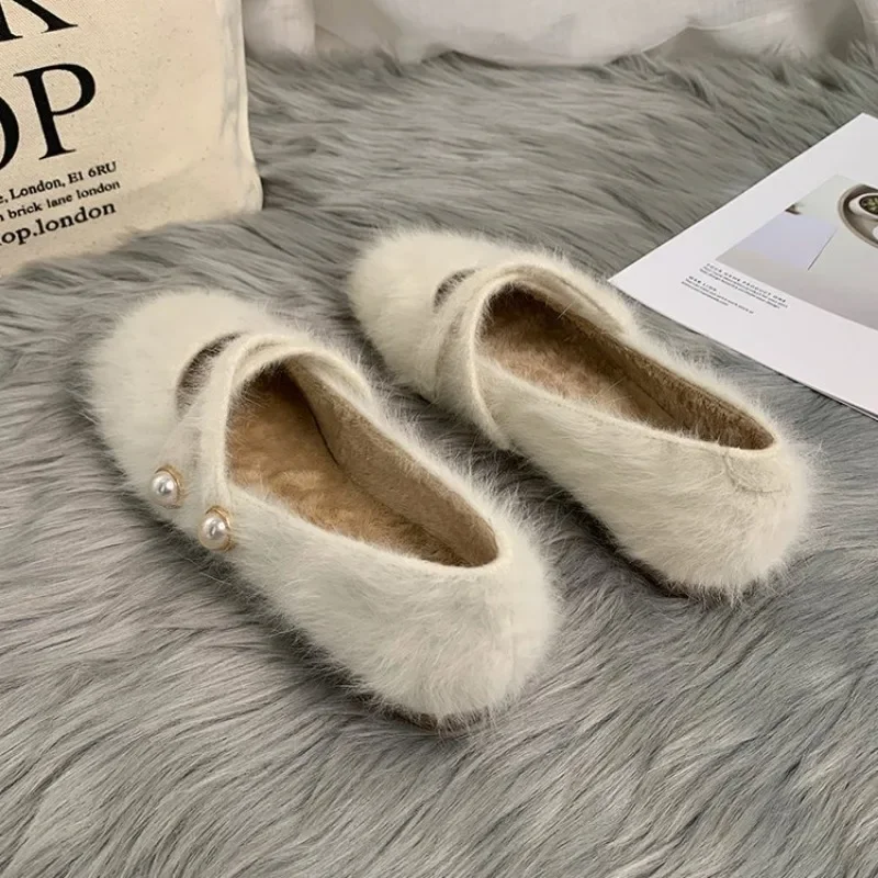 Soft and Comfortable Women's Flat Shoes 2024 Autumn Korean Style Fashionabl Women Shallow Mouth Mary Jane Shoes Zapatos De Mujer