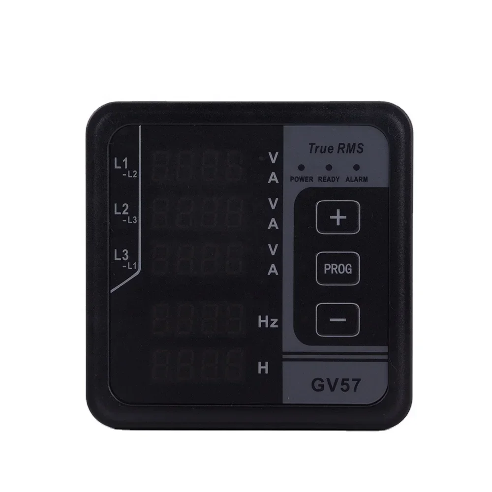 for GV57 Three Phase Voltage Current Frequency Time Digital Meter Multi function digital engine meter analyzer