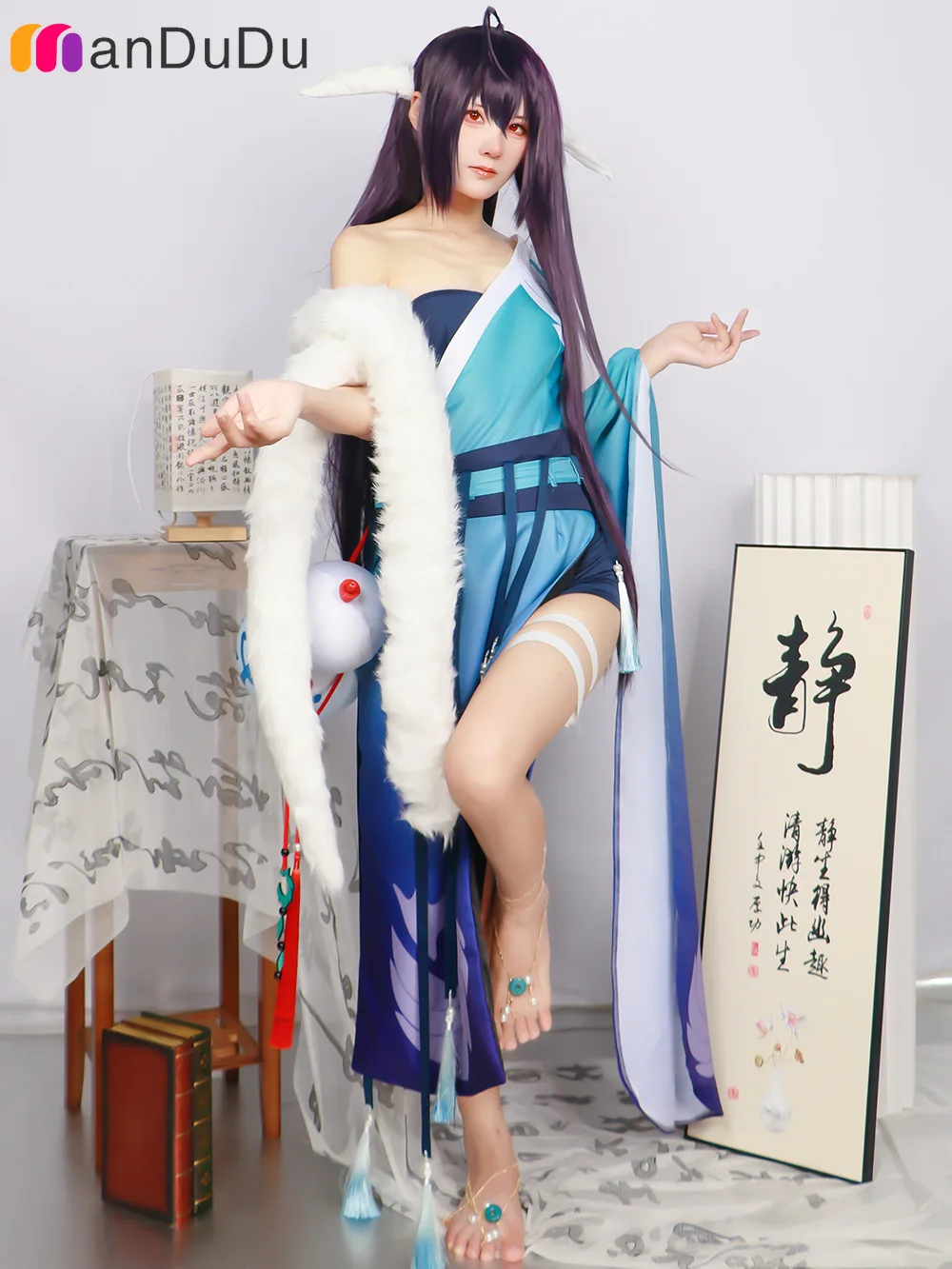 Anime Fox Spirit Matchmaker Tushan Yaya Cosplay Costume Role Play Comic Con Dress Hallowmas Party Wigs Animation Prop