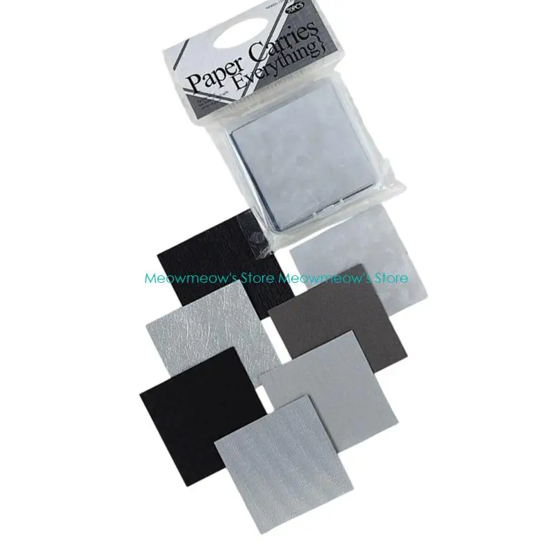 Hojas cartulina texturizadas Premium W91A, textura papel adhesivo adhesivo para álbumes recortes y manualidades, papel