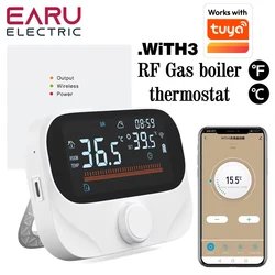 Tuya WiFi Smart Home Wireless Thermostat RF Battery Gas Boiler Water Heating Digital Temperature Controller Alexa Google Home
