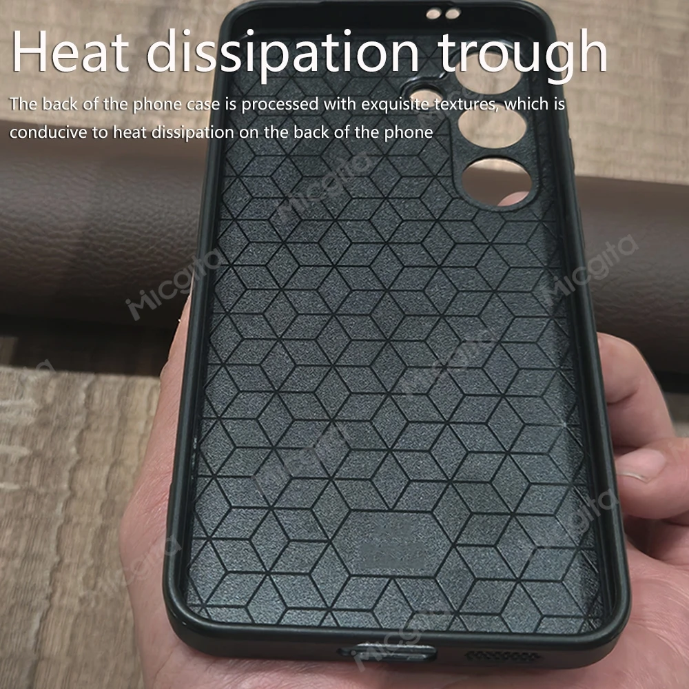 حافظة جلدية فاخرة لهاتف سامسونج جالاكسي M54 غطاء متين مقاوم للصدمات لهاتف سامسونج M54