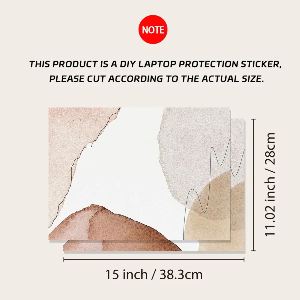 

DIY 15inch Laptop Stickers Skins Waterproof Scratch-proof Notebook Computer Cover Skin Creative PVC Ultrabook Decorate Decal