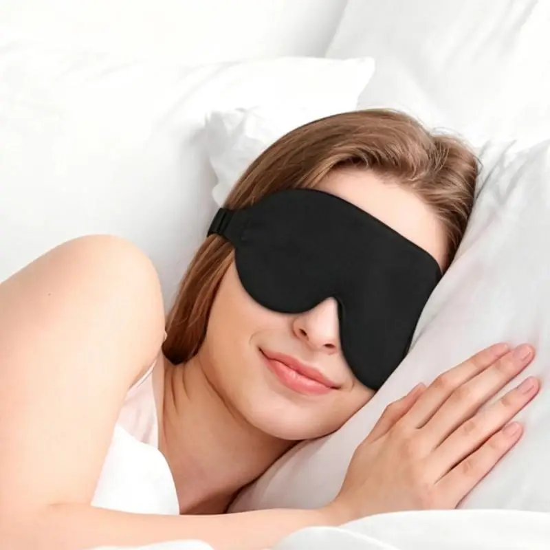 1 Stück bequeme und atmungsaktive Schlafmaske mit Nasenpolster, 3D-Augenmaske, verstellbare Augenabdeckung zum Schlafen, für Reisen, zum Ausruhen und zum Verdunkeln. – Detail 6