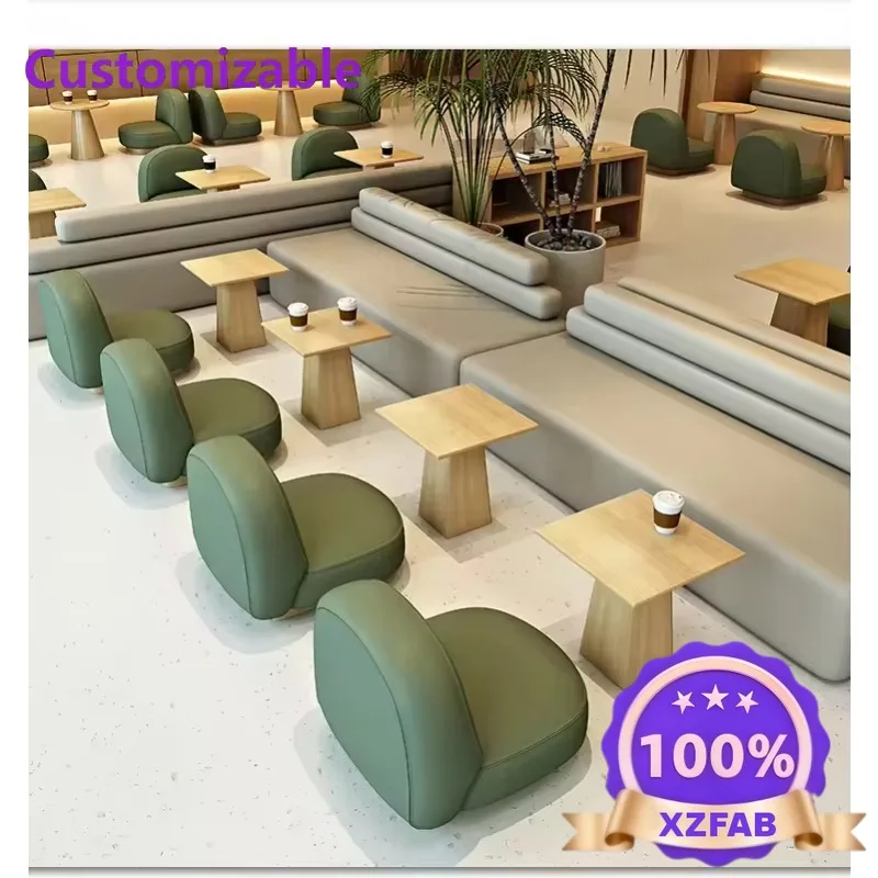 Factory Direct 2026 Restaurant Project Furniture Cafe Bar Hamburger Shop KTV Club Velvet Restaurant Sectional Sofa Booth Seating