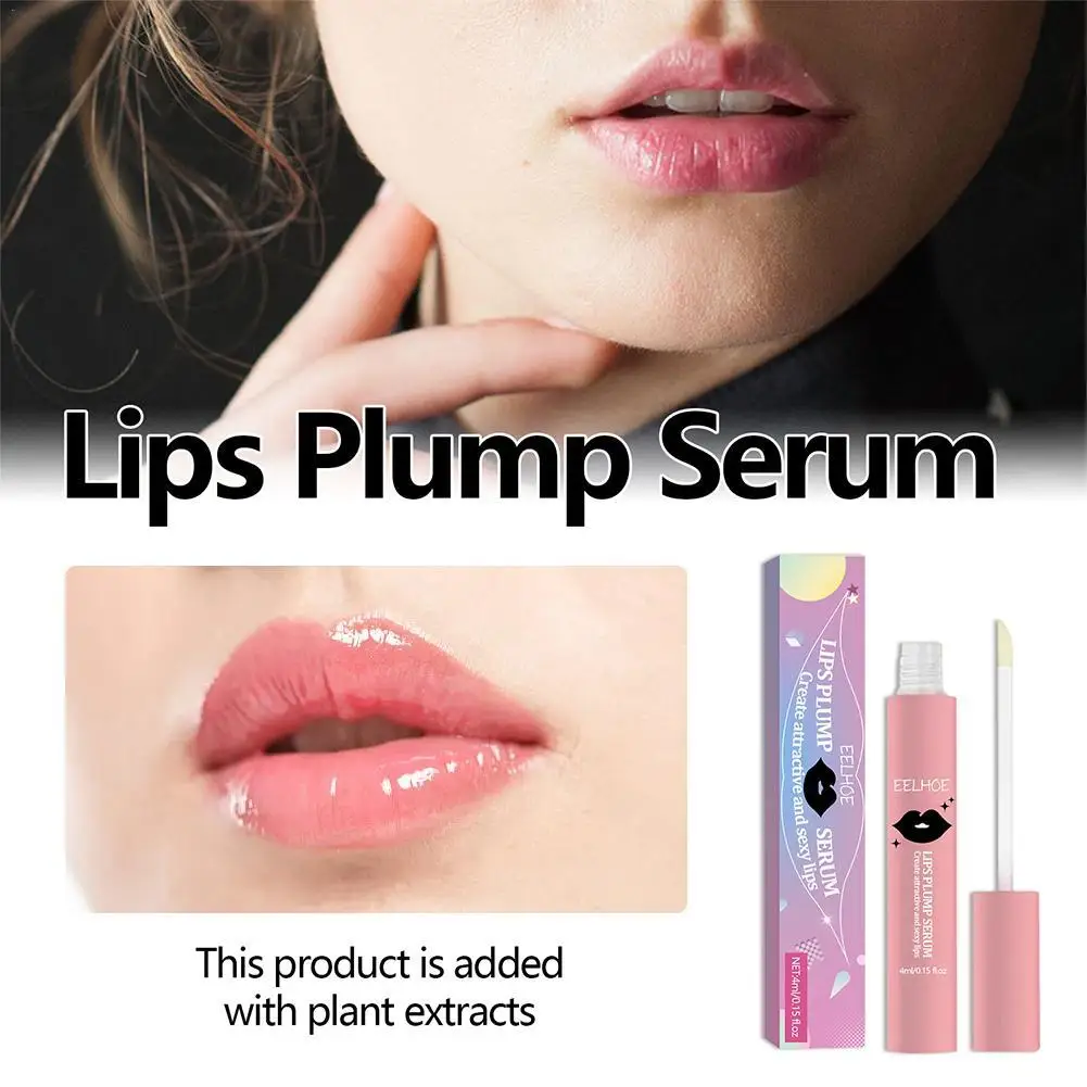 Hidratante Lip Plumping Balm Serum, Anti Cracking Abundante e Tender Lábios, Fade Lines Plump, Lubrican