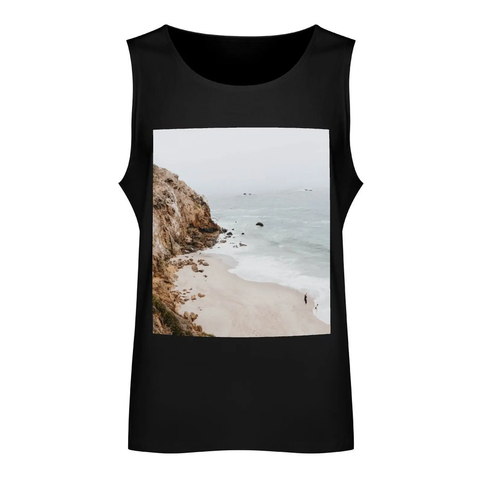 malibu coast Tank Top clothes for men sleeveless Men's t-shirts t-shirts man