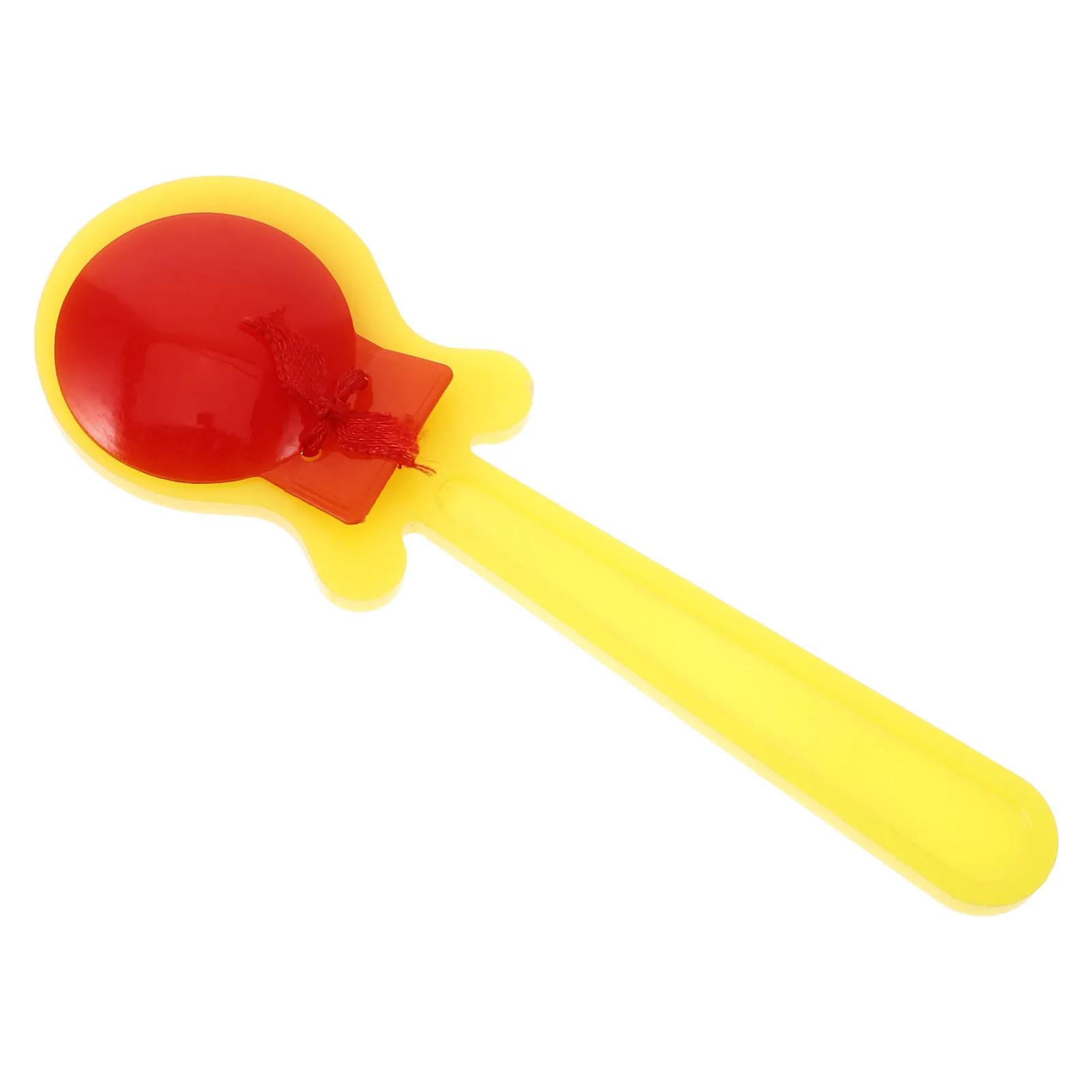 

Kid-Sized Plastic Castanet Red Yellow Children Percussion Instrument for Rhythm Training Musical Activity Fine Motor Skill