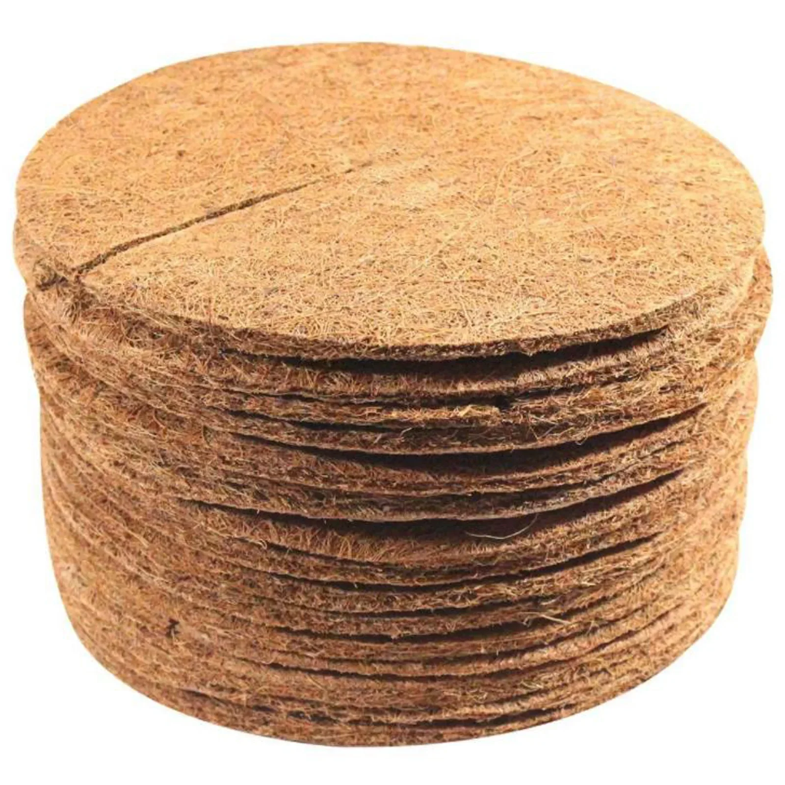 

Flower Pot Shade Cushion Coconut Fibers Mulch Ring Tree Protector Mat For Indoor Or Outdoor Pad Gardening